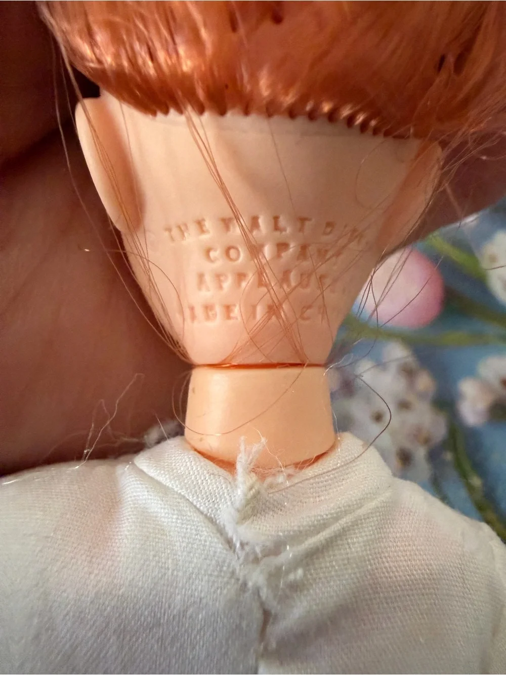 Disney Red-Orange Curly Hair Doll with Blue Eyes